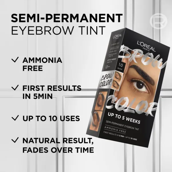 L’Oréal Paris Brow Color farba na obočie odtieň 1.0 Black 1 ks