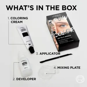 L’Oréal Paris Brow Color farba na obočie odtieň 1.0 Black 1 ks