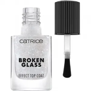 Catrice Broken Glass Effect Top Coat vrchný lak na nechty s trblietkami odtieň 050 Sparkling Reflection 10.5 ml