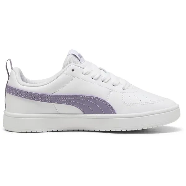 Puma RICKIE JR Detská obuv na voľný čas, biela, veľkosť 38