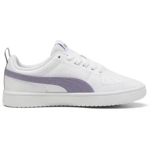 Puma RICKIE JR Detská obuv na voľný čas, biela, veľkosť 38