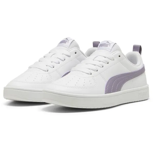 Puma RICKIE JR Detská obuv na voľný čas, biela, veľkosť 38