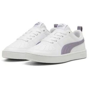 Puma RICKIE JR Detská obuv na voľný čas, biela, veľkosť 38