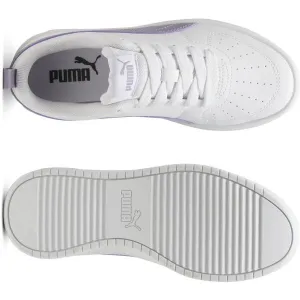 Puma RICKIE JR Detská obuv na voľný čas, biela, veľkosť 38