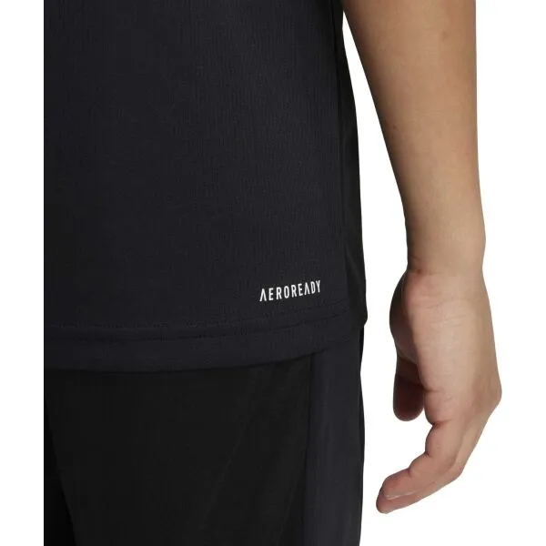 adidas TR-ES LOGO T Chlapčenské tričko, čierna, veľkosť
