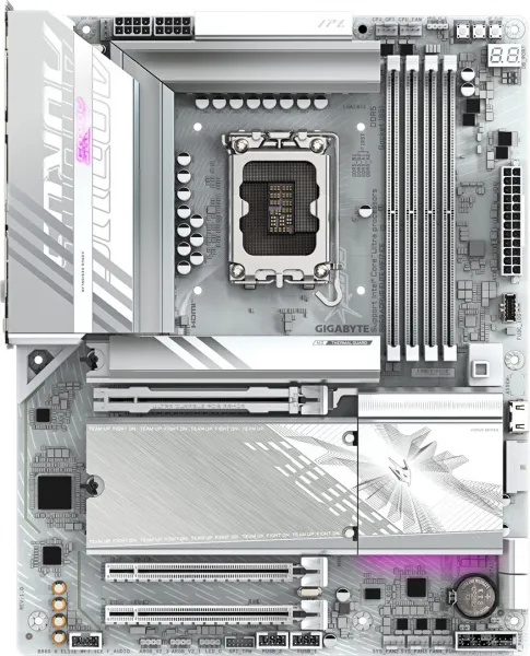 GIGABYTE MB Sc LGA1851 B860 AORUS ELITE WIFI7 ICE, Intel B860, 4xDDR5, 1xThunderbolt, 1xDP, 1xHDMI, WiFi, ATX