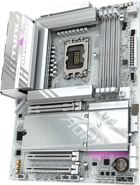 GIGABYTE MB Sc LGA1851 B860 AORUS ELITE WIFI7 ICE, Intel B860, 4xDDR5, 1xThunderbolt, 1xDP, 1xHDMI, WiFi, ATX