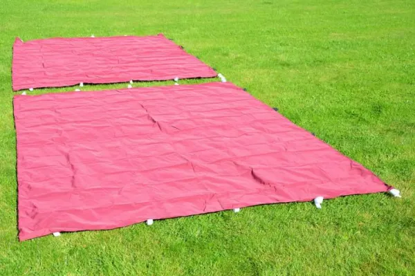 Garthen PROFI 4277 Záhradný párty stan nožnicový 3x3 m vínový + 4 bočné steny