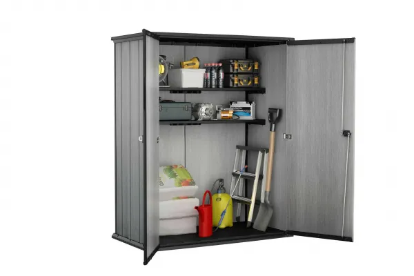 KETER skriňa Duotech High Store PLUS, sivá, 140 x 170,4 cm