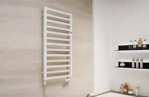 Instalprojekt - Kúpeľňový radiátor POPPY biela farba - Farba - Biela, Rozmer radiátora - 500 × 1630 mm, výkon 682 W, Typ pripojenia - Stredové 50 mm RADPPY501635SP