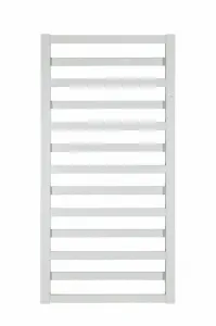 Instalprojekt - Kúpeľňový radiátor POPPY biela farba - Farba - Biela, Rozmer radiátora - 500 × 1630 mm, výkon 682 W, Typ pripojenia - Stredové 50 mm RADPPY501635SP