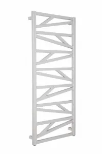 Instalprojekt - Kúpeľňový radiátor TRICK - Farba radiátora - Biela, Pripojenie radiátora - Klasické (spodný), Rozmer radiátora - 430 × 1187 mm, výkon 480 W RADTRK401235