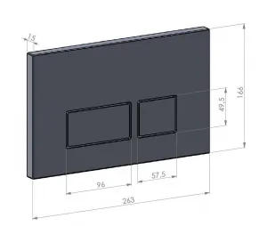 PRIM predstenový inštalačný systém s chrómovým tlačidlom 20/0041+ WC INVENA PAROS  + SEDADLO PRIM_20/0026 41 RO1