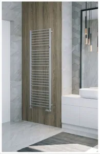 Instalprojekt - Kúpeľňový radiátor PIKO - Farba radiátora - Biela, Rozmer radiátora - 630 × 1529 mm, výkon 761 W, Typ pripojenia - Stredové 50 mm RADPIK601535SP