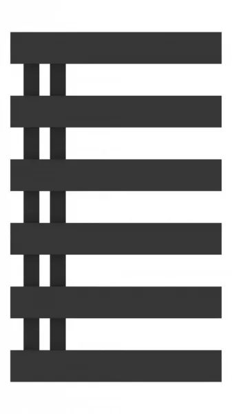 HOPA - Kúpeľňový radiátor EDINBURGH čierna farba - Farba radiátora - Čierna, Rozmer radiátora - 500 × 1020 mm, výkon 418 W, Typ pripojenia - Spodný 50 mm RADEDI501031