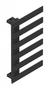 HOPA - Kúpeľňový radiátor EDINBURGH čierna farba - Farba radiátora - Čierna, Rozmer radiátora - 500 × 1020 mm, výkon 418 W, Typ pripojenia - Spodný 50 mm RADEDI501031