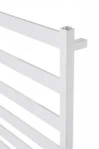 Instalprojekt - Kúpeľňový radiátor BELTI biela farba - Farba radiátora - Biela, Rozmer radiátora - 500 × 1203 mm, výkon 473 W, Typ pripojenia - Stredové 50 mm RADBEL501235SP