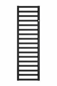 Instalprojekt - Kúpeľňový radiátor POPPY čierna farba - Farba radiátora - Čierna, Rozmer radiátora - 500 × 1310 mm, výkon 556 W, Typ pripojenia - Stredové 50 mm RADPPY501331SP