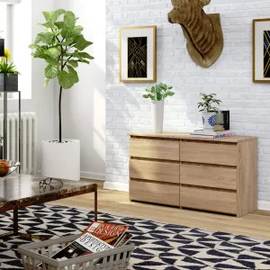 Ak furniture Komoda CL6 100 cm dub sonoma
