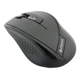 A4Tech Myš G9-730FX-1, 2000DPI, 2.4 [GHz], optická, 4tl., bezdrátová, černá, 1 ks AA, klasická, V-Track