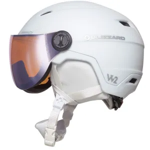 Blizzard W2W DOUBLE VISOR Lyžiarska prilba, biela, veľkosť (56 - 59)
