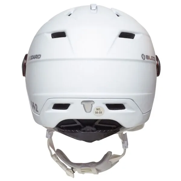 Blizzard W2W DOUBLE VISOR Lyžiarska prilba, biela, veľkosť (56 - 59)