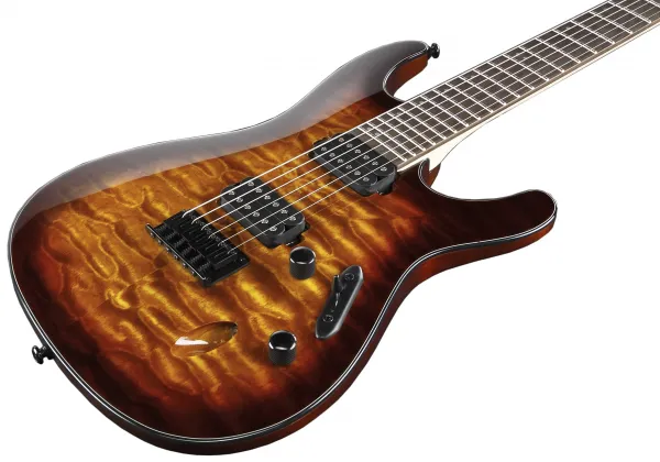 Ibanez S621QM Dragon Eye Burst Elektrická gitara
