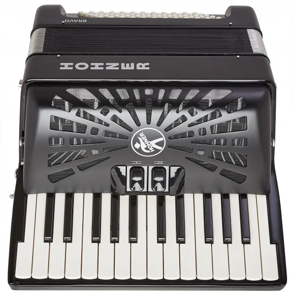 Hohner Bravo II 60 Klávesový akordeón Black