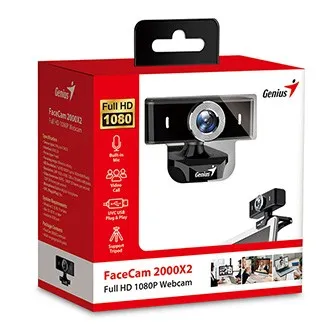 Genius Full HD Webkamera FaceCam 2000X2, černá