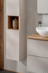 ArtCom Vysoká skrinka do kúpeľne VIVA Cashmere 80-03-2D