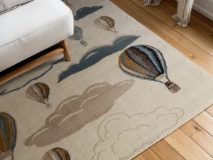 Hanse Home Collection koberce Detský koberček Adventures 106209 Cream Multicolor - 120x170 cm