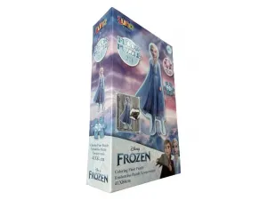 Obojstranné puzzle na podlahu (Ľadové kráľovstvo)