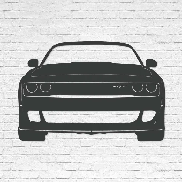 Drevený 3D obraz - Dodge Challenger SRT