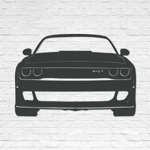 Drevený 3D obraz - Dodge Challenger SRT