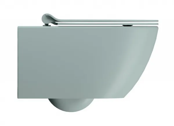 GSI - PURA závesná WC misa, Swirlflush, 36x55cm, ghiaccio dual-mat 881515