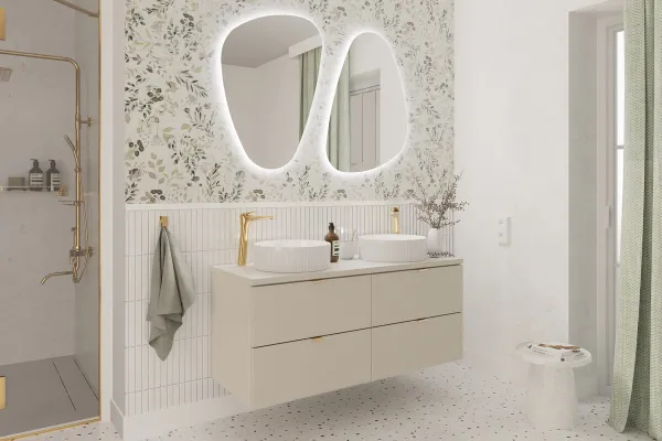 Comad Doska pod umývadlo Dalia Cashmere 89-120-46 kašmírová