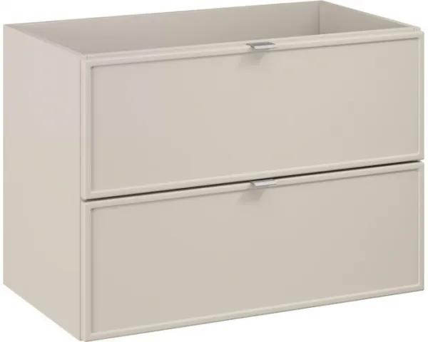Comad Závesná skrinka Bella Cashmere s doskou a umývadlom 120 cm kašmír/dub Artisan