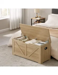 VASAGLE úložný box, truhla 100x40x46 dub sonoma