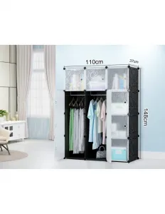 VASAGLE modulárna skriňa, organizér s 12x úrovňami na doplnky