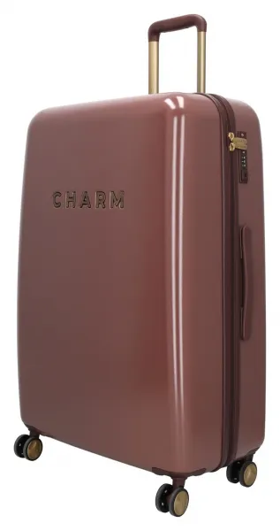 Veľký škrupinový kufor Charm London Capetown L Burgundy
