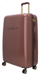 Veľký škrupinový kufor Charm London Capetown L Burgundy