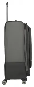 Veľký textilný kufor na kolieskach Travelite Crosslite XL Dark Olive