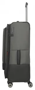 Veľký textilný kufor na kolieskach Travelite Crosslite XL Dark Olive
