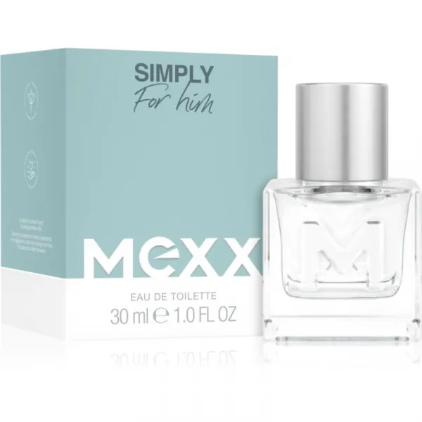 Mexx Simply For Him New toaletná voda pre mužov 30 ml