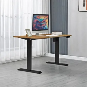 AUTRONIC výškovo nastaviteľný stôl LT-W140 BUK, 140x70 cm