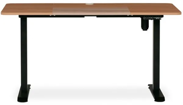 AUTRONIC výškovo nastaviteľný stôl LT-W140 BUK, 140x70 cm