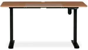 AUTRONIC výškovo nastaviteľný stôl LT-W140 BUK, 140x70 cm