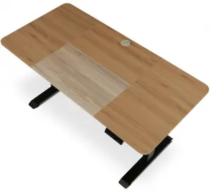 AUTRONIC výškovo nastaviteľný stôl LT-W140 BUK, 140x70 cm