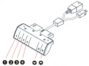 AUTRONIC výškovo nastaviteľný stôl LT-W140 BUK, 140x70 cm