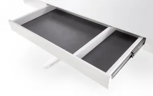 HALMAR Výškovo nastaviteľný stôl B52 biely